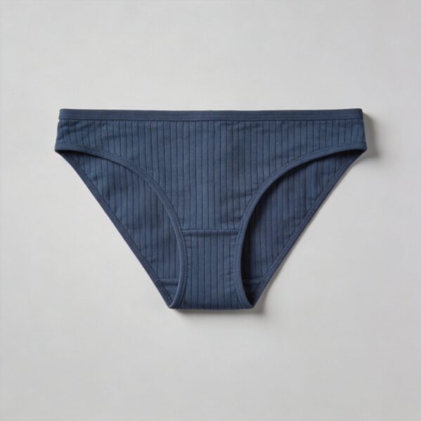 Slate Blue Vertical Stripe Sports Briefs