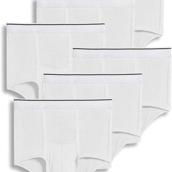 Men's Cotton Stretch Sports Briefs for Gym and Running