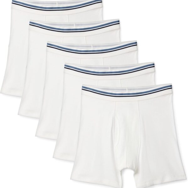 Men's Soft Cotton Boxer Briefs for Sports