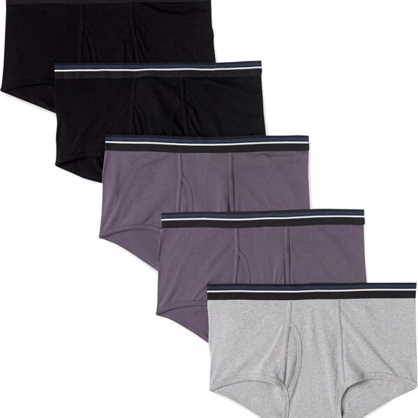 Men's Cotton Rib Sports Briefs for Gym and Workouts